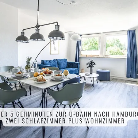 Have-a-nice-stay - Nahe Der U-bahn Nach Hamburg - 1 Minute Entfernt - Baecker & Restaurants 500m - Lidl 800m - Zentrum 1,5km